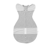 KUNYOS Sacco Nanna for Neonati, Rete Traspirante, Trapunta Anti-calci, Favorisce Un Sonno Sano, Cotone Lavabile in Lavatrice, Doppia Cerniera, Comodo Cambio del Pannolino(Light Grey,L(6-9month))