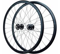 KUNYOS Set di Ruote 700C Fixed Gear con Mozzo A Bullone 9.5X100mm/9.5X120mm ASSE Solido, Filettatura Flip-Flop (Ruota Libera E Fissa), Ruote da Corsa A velocità Singola per Bici da Pista,Nero