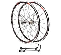 KUNYOS Set di Ruote da Corsa 700C 30Mm, Cerchio per Freni V/C, Sgancio Rapido, Biciclette Cruiser, per Cassetta A 7/8/9/10/11 velocità, Mozzo in Fibra di Carbonio 1650G,Argento