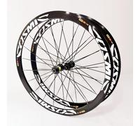 KUNYOS Set di Ruote per Bici da Strada 700C * 23C-25C-28C 40 / 50MM Cerchio Freno C/V in Lega di Alluminio Mozzo 20H A Sgancio Rapido per Set di Ruote 7 8 9 10 11 velocità,Bianca,50MM