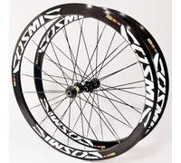 KUNYOS Set di Ruote per Bici da Strada 700C * 23C-25C-28C 40 / 50MM Lega di Alluminio C/V Rilascio del Cerchio del Freno per 7 8 9 10 11 velocità Mozzi veloci 20H 120 clic,Bianca,50mm