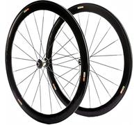 KUNYOS Set di Ruote per Bici da Strada 700C*23C-25C-28C Cerchio in Lega di Alluminio 40/50MM Mozzo A Sgancio Rapido 20H per Ruote 7 8 9 10 11 velocità,V Brake,50MM