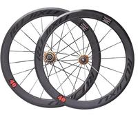 KUNYOS Set di Ruote per Bicicletta Pieghevole Piccola 406/451 Ruota Anteriore e Posteriore 20 Pollici 22 Set Telaio Alto V Brake Mozzo 40 Altezza Cerchio da Ciclismo,d'oro,406 73/130mm
