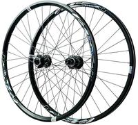 KUNYOS Set di Ruote per Mountain Bike, Anteriore E Posteriore, 26" 27,5" 29", Perno Passante 110 * 20/142 * 12 Mm, Cerchio in Lega di Alluminio, per Cassetta A 7-12 velocità, Freno A Disco