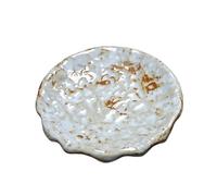 KUNYOS Set Di Tazze E Piattini Da Caffè In Ceramica Martellata Da 260 Ml, Tazze Da Tè Fatte A Mano E Trasformate In Forno, Tazze Da Caffè Con Texture Creativa, Tazze For Casa E Ufficio(Green,Saucer)