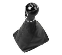 KUNYOS Sostituzione Manopola Cambio Per Seat Leon III 3 MK3 2012-2020 | Nero,Plastica ABS e pelle,Materiali di Qualità,Costruzione Durevole,Resistente all'Abrasione