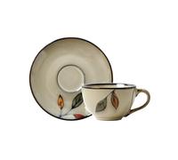 KUNYOS Tazza Da Caffè Espresso In Ceramica Da 250 Ml, Tazza Da Cappuccino, Tazza Pastorale In Gres For Godersi L'ora Del Tè Pomeridiano, Regalo E Presente(Color B)