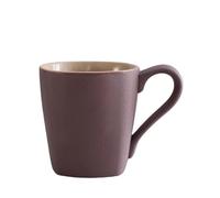 KUNYOS Tazza Da Caffè Espresso In Ceramica Da 280 Ml, Tazza Da Cappuccino, Semplice Stile Crema, Tazza Da Caffè StoLatestare For Godersi L'ora Del Tè Pomeridiano, Regalo E Presente(Purple)