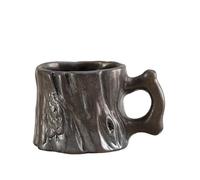 KUNYOS Tazza Da Caffè Espresso In Ceramica Da 380 Ml, Tazza Da Cappuccino, Design Creativo Ad Albero, Tazza Da Caffè StoLatestare For Godersi L'ora Del Tè Pomeridiano, Regalo E Presente(Gold)
