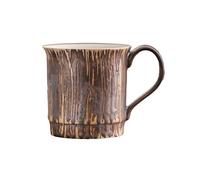 KUNYOS Tazze Da Caffè In Ceramica Marrone, Tazze Da Caffè E Da Tè In Gres Fatte A Mano, Tazze For Bevande Calde E Fredde, Come Opere D'arte For Decorare Il Ristorante(Brown275ml)