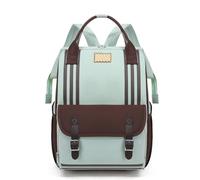 KUNYOS Zaino For Il Cambio Pannolini, Borsa Impermeabile For Mamma E Bambino Di Grande Capacità Con Isolamento Termico, Da Viaggio Unisex, Deposito Classificato Tutti I Prodotti(Green)