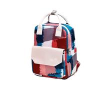 KUNYOS Zaino porta pannolini alla moda, impermeabile, di grande capacità, con isolamento termico, diviso, resistente, 2 cinghie for passeggino, adatto come borsa da viaggio for l'uso quotidiano(Red)