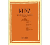 200 Piccoli Canoni A 2 Parti Op. 14 Per Pianoforte