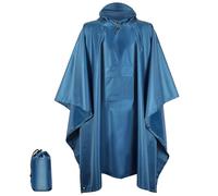 KUOGAS Poncho Antipioggia Rain Poncho Uomini, Donne, Riutilizzabili 3-in-1 impermeabile Poncho Giacca Antipioggia, Giacca antipioggia Unisex, per il campeggio, escursionismo, viaggi, ciclismo, pesca
