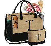 KUOL-KIDS Borsa da spiaggia grande famiglia XL borse da spiaggia grande donna pieghevole Beach Bag uomo Tote impermeabile accessori da spiaggia, t, 44 cm x 34 cm x 16 cm