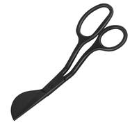KUONIIY Forbici da applique, a forma di becco d'anatra, per arte, artigianato, tufting, cucito e ricamo, 15,2 cm, colore nero