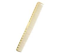 kuou - Pettine professionale in alluminio, per salone, resistente al calore, antistatico, pettine per taglio e piega, colore: oro