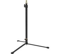 Kupo 013 Folding Base Mini Stand - Supporto Luci Compatto Regolabile 9-85 cm, Base Pieghevole in Acciaio, Colonna in Alluminio, Spigot 5/8", Portata 3 kg