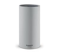 Kuppels ALL4ONE - Blocco coltelli universale senza coltello, rotondo, grigio, con setole rimovibili, 22 cm, flessibile senza fessure, portacoltelli, blocco coltelli vuoto, blocco coltelli non