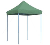KUPTYERFG Gazebo pieghevole per feste, 200 x 200 cm, verde | Gazebo pieghevole compatto con tessuto Oxford antistrappo e accessori per giardino, mercato ed eventi all'aperto.