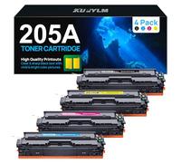 KUPYLM 205A CF530A Toner con Chip Compatibili per HP 205A CF530A CF531A CF532A CF533A per HP Color Laserjet Pro MFP M180n M180nw M180fw M181n M181fw, M154a M154nw (Nero Ciano Magenta Giallo, 4-Pack)