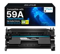 KUPYLM 59A CF259A Toner Con Chip Compatible per HP 59A CF259A 59X CF259X per LaserJet Pro MFP M428fdw LaserJet Pro MFP M428dw LaserJet Pro MFP M404dn M428 M428fdn M428m (Nero, 1-Pack)