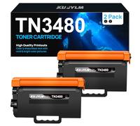KUPYLM TN3480 TN 3480 Toner Compatible per Brother TN-3480 TN3480 TN3430 TN 3430 per Brother MFC-L5750DW MFC-L5700DN HL-L5100DN DCP-L5500DN HL-L6400DW HL-L5200DW HL-L5000D HL-L5200DWT (2 Nero)