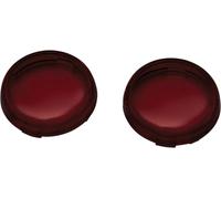 KUR2878 LENS BULLET STYLE TURN SIGNAL - RED HARLEY FLSTF 1690 FAT BOY 2012