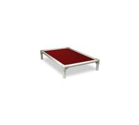 Kuranda Cheaproofte Bed - Almond Pvc - 40 """" x 25 """" - Vinyl di servizio pesante - Borgogna