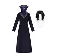 Kurapika - Costume per cosplay, costume Feitan Pōtoo per cosplay, gonna uniforme blu o abito Feitan Pōtoo con colletto alto esagerato, set completo, per cosplay, Halloween, carnevale