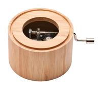 Kurbelwerk GREENLINE Classic Edition incorniciato - Carillon con melodia: Clair de lune di C. Debussy (mini organo girevole, scatola da gioco, scatola musicale) bel regalo con rullo visibile