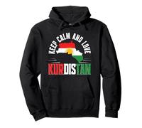 Kurdistan Curdo Curdi Keep Calm And Love Kurdistan Felpa con Cappuccio