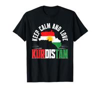Kurdistan Curdo Curdi Keep Calm And Love Kurdistan Maglietta