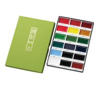 Kuretake GANSAI TAMBI Acquerello Set 18 Colori, Artigianale, Professionale-q