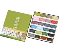 Kuretake GANSAI Tambi Set 24 colori per acquerelli, Art Nouveau colors, MC20/24V/NW
