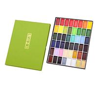 Kuretake Gansai Tambi - Set di 48 colori ad acquerello, qualità professionale per artisti e artigiani, per adulti, certificato AP, prodotto in Giappone, MC20/48V