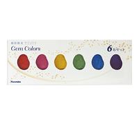 Kuretake GANSAI TAMBI - Set di 6 colori (Gem colors)