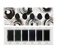 Kuretake Gansai Tambi SUMI Colors, set di 6 colori, set di pittura ad acquerello, ideale per calligrafia, illustrazioni, lettere a pennello, Fineart e altro, inchiostro nero Sumi