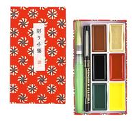 Kuretake MC23 - 11 Set di Colori ad Acquerello, Acquerello, Vari Colori, 15,5 x 9 x 1,7 cm