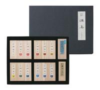 Kuretake SAIBOKU SHIMBI Set di 12 colori e 2 neri Sumi Ink Stick, calligrafia tradizionale giapponese, Shodo, per disegno, professionale, Made in Japan