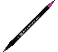 Kuretake UK Ltd. ZIG Art and Graphic - Pennarello a doppia punta, colore: Viola