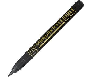 Kuretake ZIG Cartoonist, Mangaka Flexible, medium Black (cnmm-010)