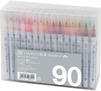 Kuretake ZIG Clean Color Real Brush 6,12,48,60,80, 90 (NUOVO) con penna nera
