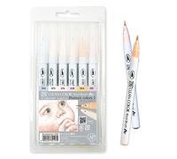 Kuretake Zig Clean Color Real Brush 6 Colori Set Ritratto Colori