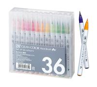 Kuretake ZIG Clean Color Real Brush Pen (36 colors)