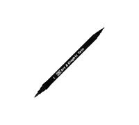 Kuretake Zig Feltro Acquerello Tono Nero No. 9 Doppia Punta Pennarello Disegno