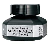 Kuretake ZIG mica Ink - 60 ml - argento (singolo)