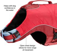 Kurgo- Giubbotto di salvataggio Surf N Turf Rosso M