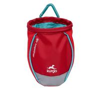 Kurgo Go Stuff It - Borsetta Porta Snack per Cani - Ideale da Portare con Sé e Utile Durante l’Addestramento con Tessuto con Dettagli Riflettenti e Apertura Facile - Rosso Chili