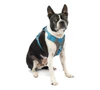 Kurgo Journey Air - Pettorina Cane Riflettente per Running, Camminate ed Hiking, Collare Cane Stile Viaggio - Blu, S